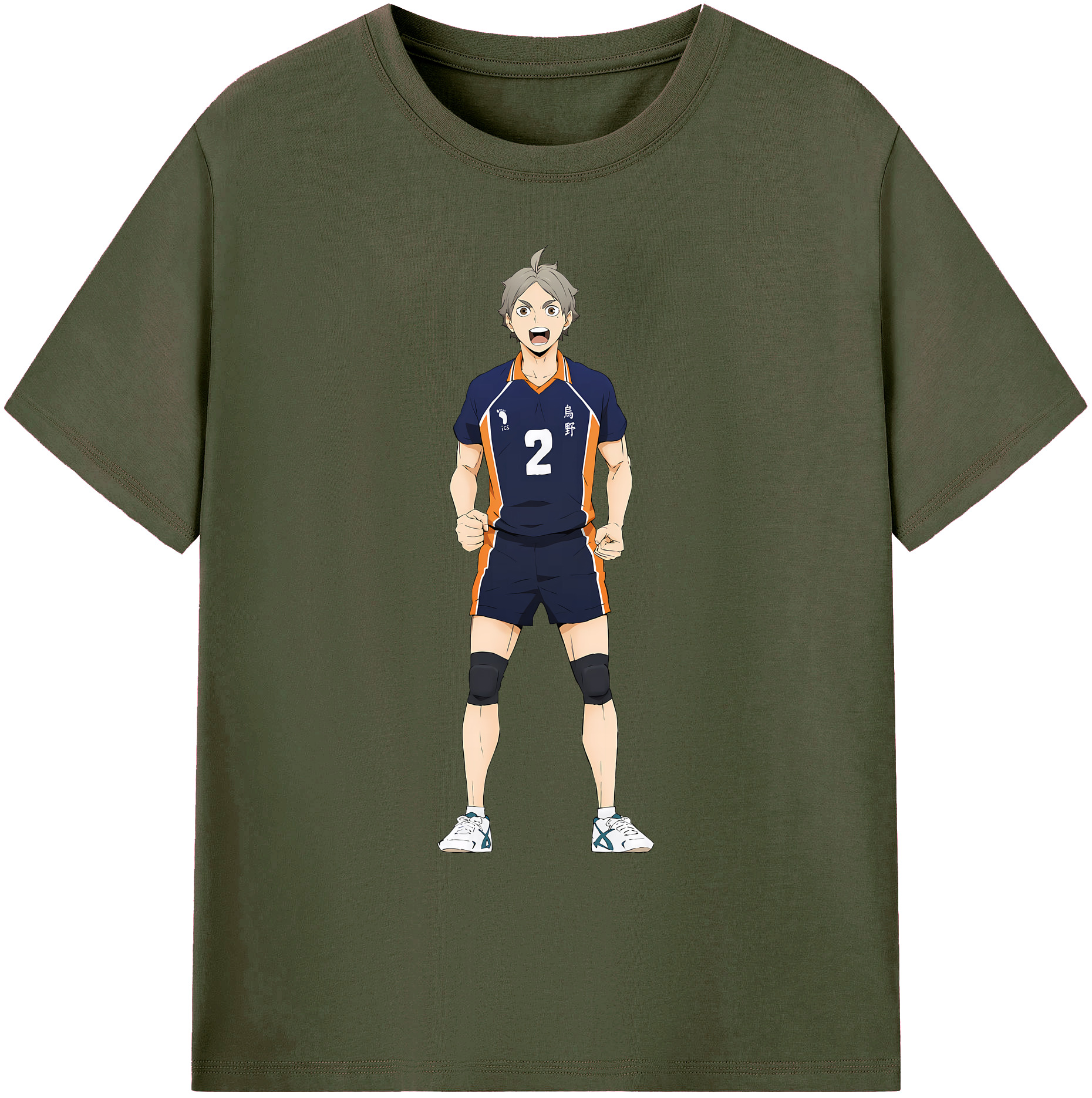 （画像用） ハイキュー!! Haikyu!! 綿100％ メンズ半袖Tシャツ｜肌触りやわらか＆通気性